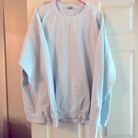 Comfort Colors Tops - Light blue sweatshirt Adult XL